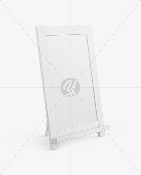 A-Frame Sign Chalk Board Mockup