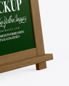 A-Frame Sign Chalk Board Mockup