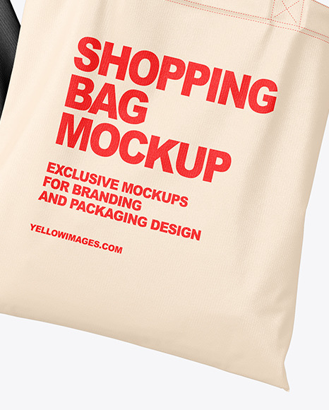 Cotton Shopping Bags Mockup