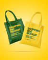 Cotton Shopping Bags Mockup