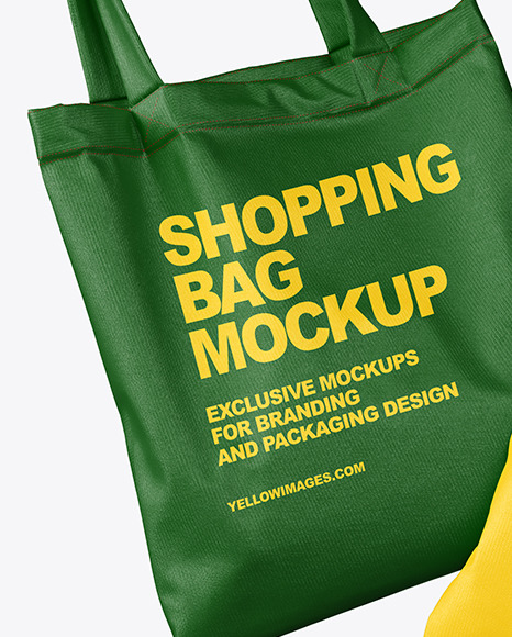 Cotton Shopping Bags Mockup