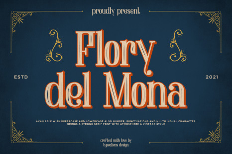 Flory del Mona Font - Fonts