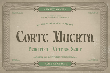 Corte Muerta Font - Victorian