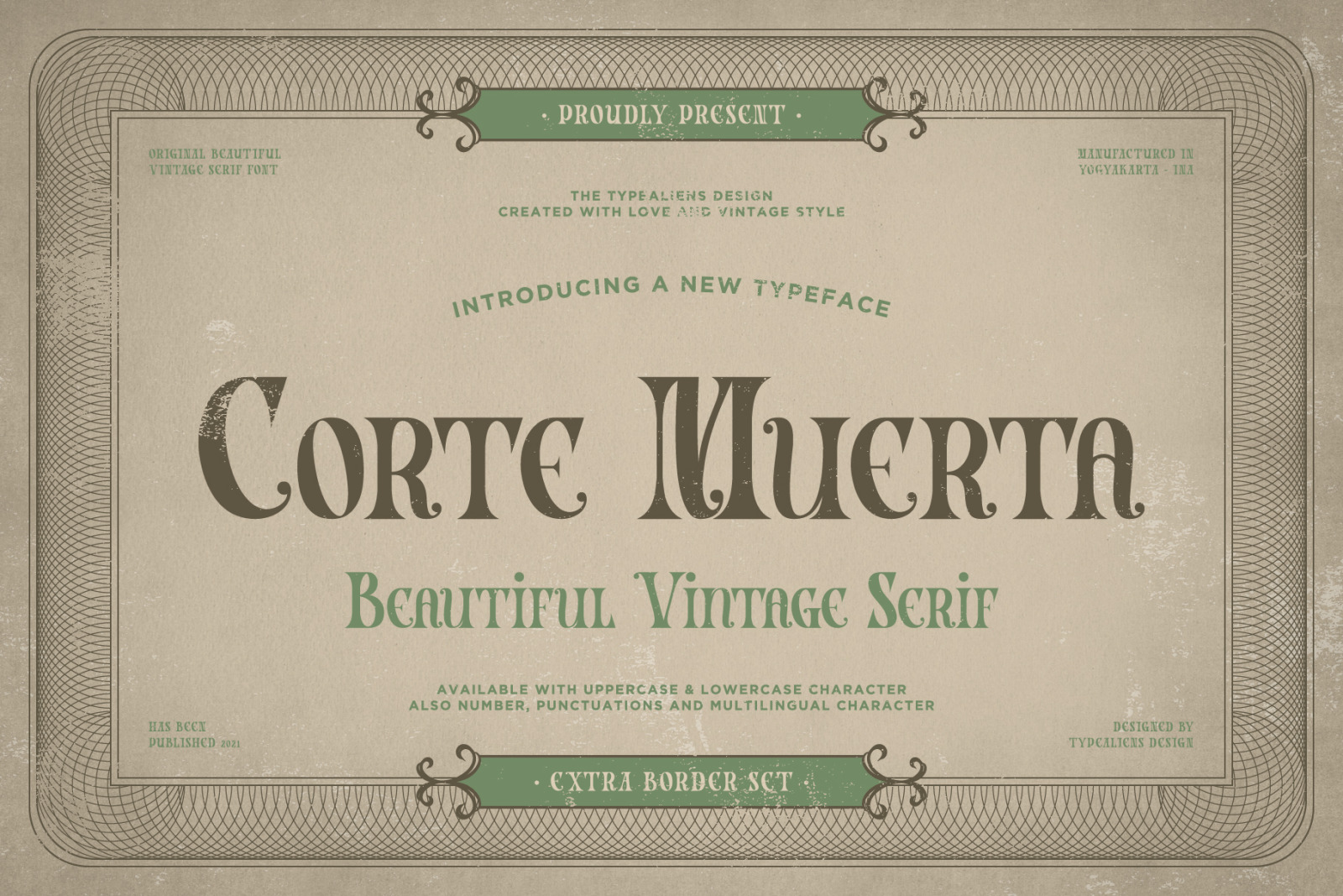 Corte Muerta Font Corte Muerta Font