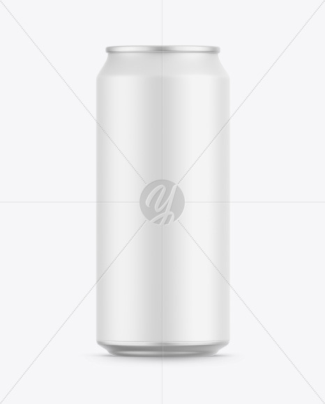 Matte Drink Can Mockup