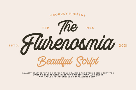 Flurenosmia Font - Beautiful