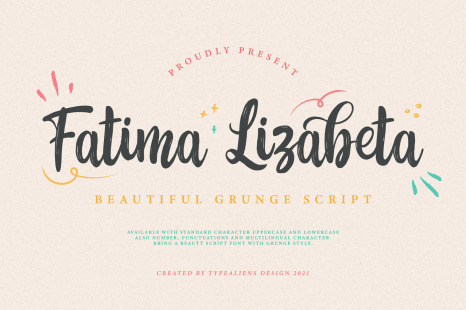 Fatima Lizabeta - Handwritten script font