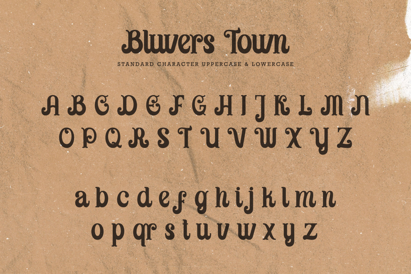 Bluvers Town Font Bluvers Town Font