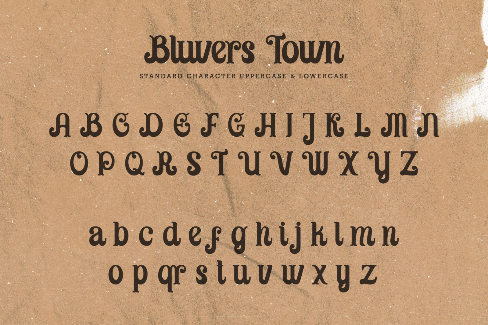 Bluvers Town Font