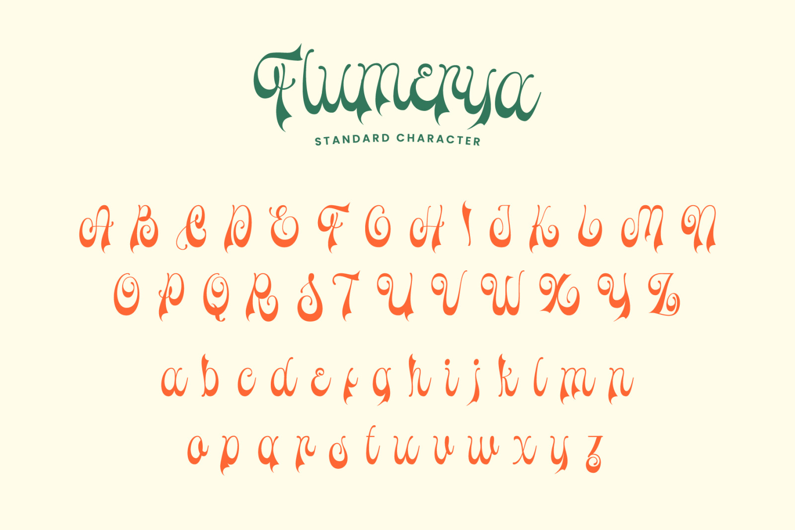 Flumerya Font Flumerya Font