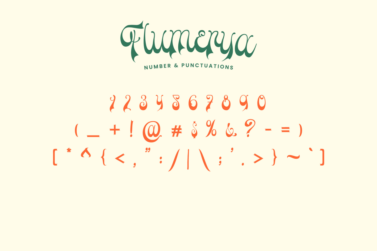 Flumerya Font Flumerya Font