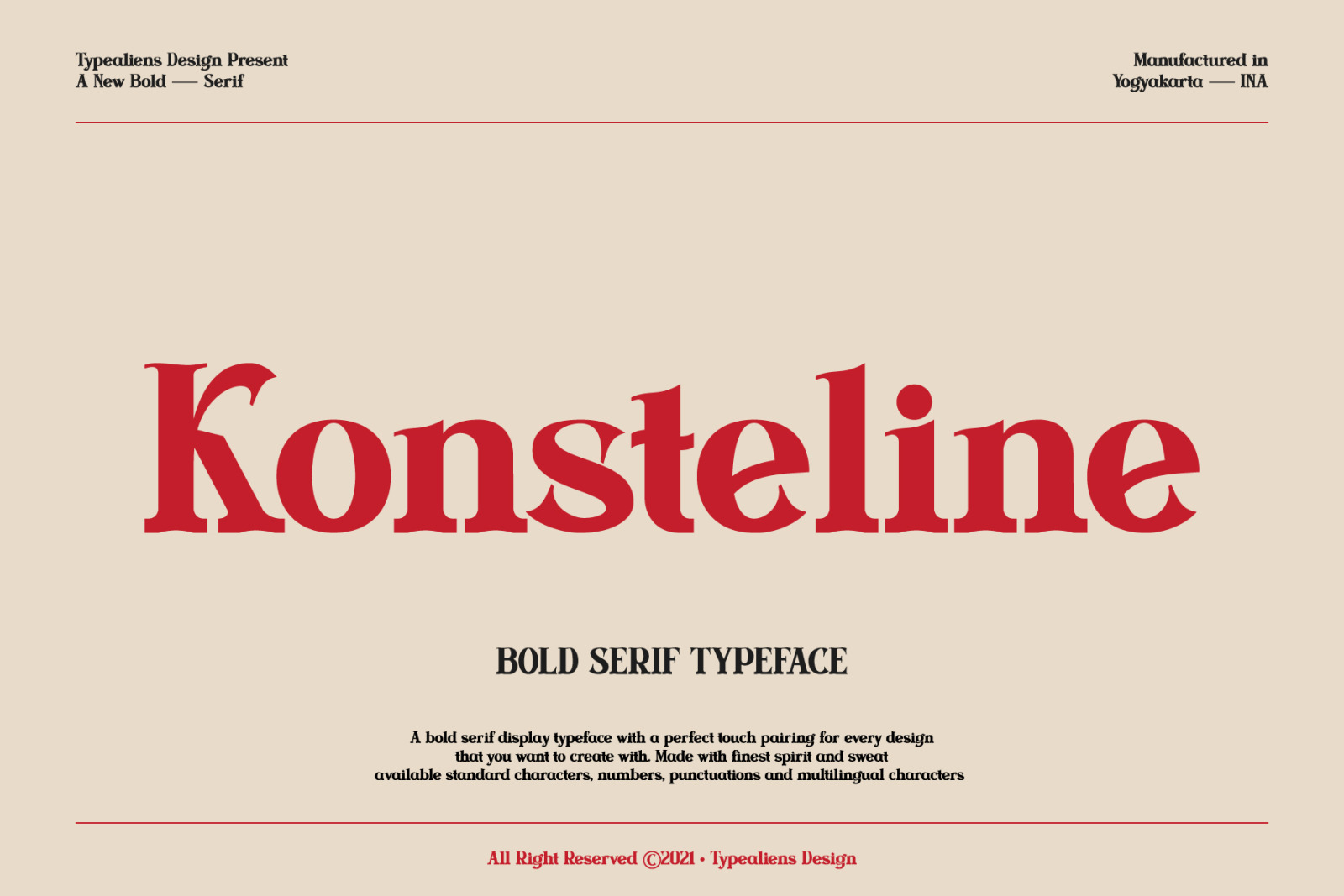 Konsteline Font