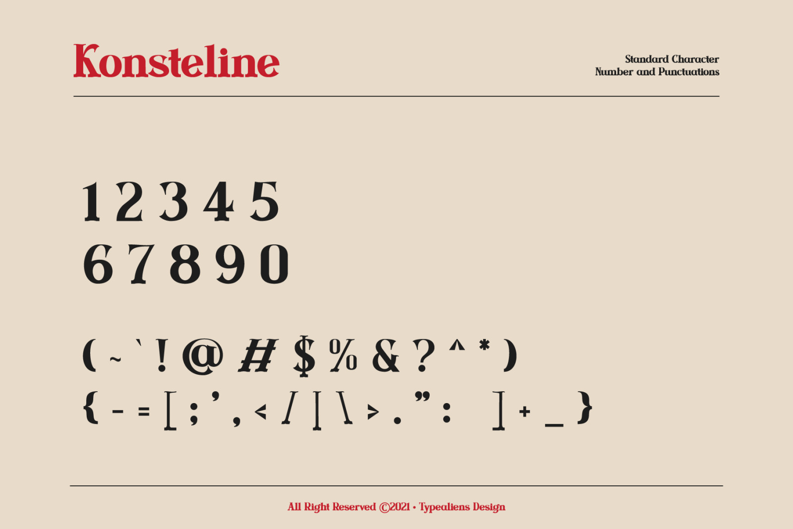 Konsteline Font