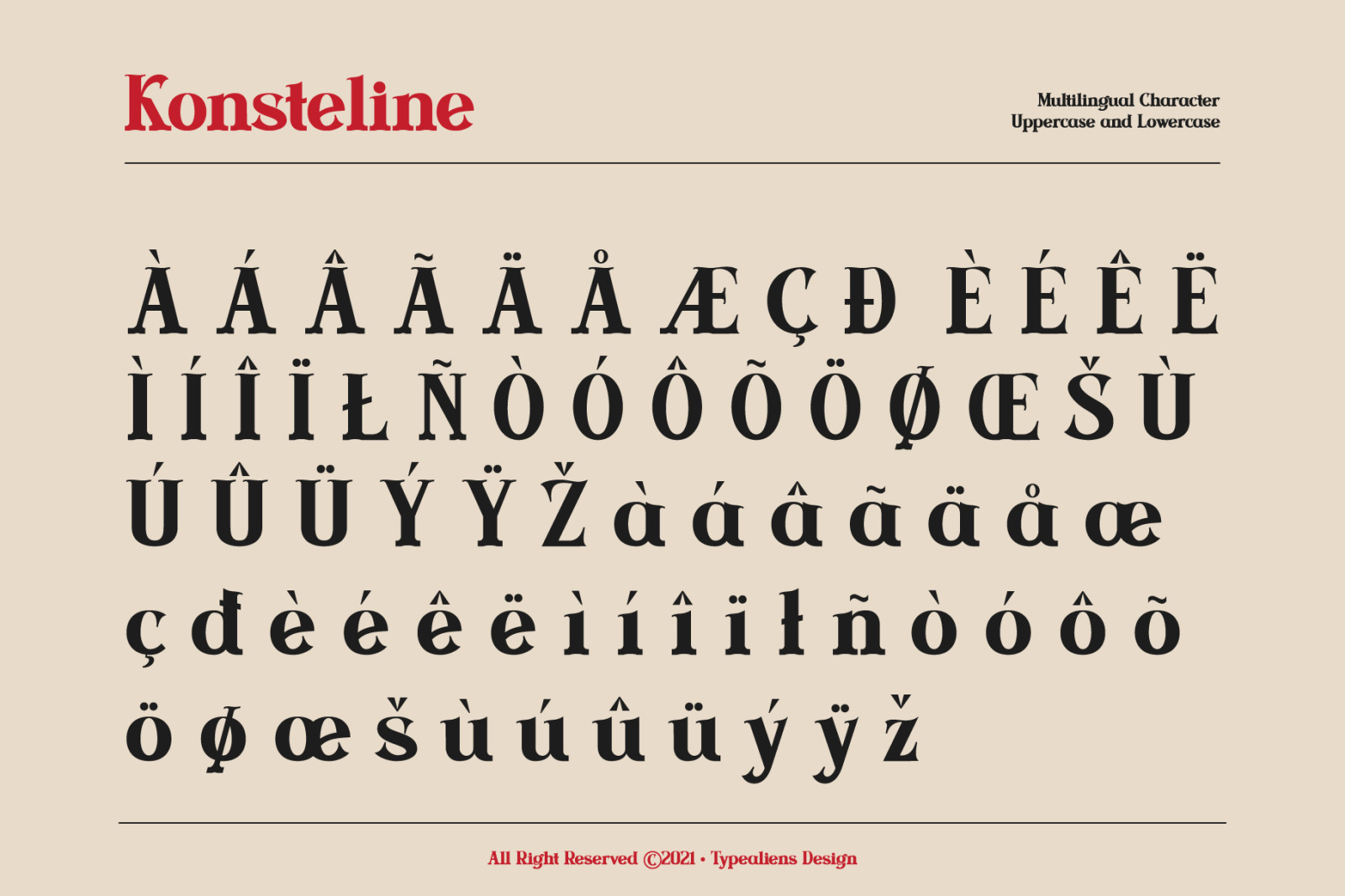 Konsteline Font