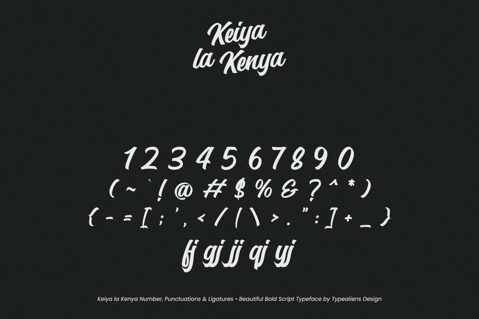 Keiya la Kenya Font