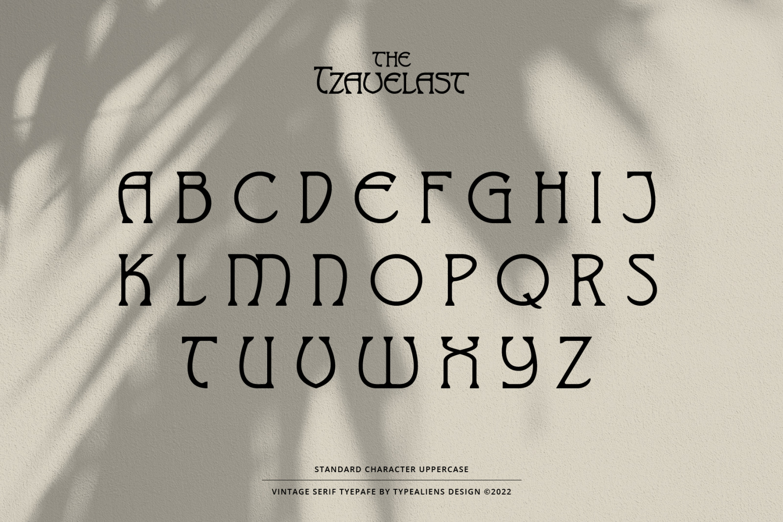 Tzavelast Font Tzavelast Font