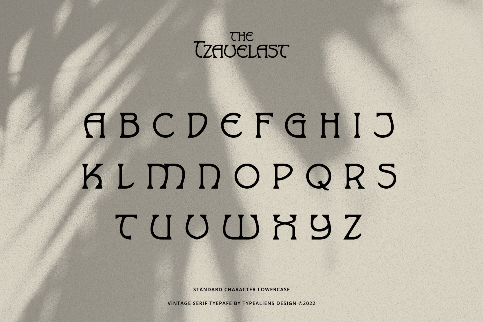 Tzavelast Font Tzavelast Font