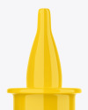 Opened Glossy Nasal Spray Bottle Mockup