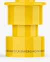 Opened Glossy Nasal Spray Bottle Mockup