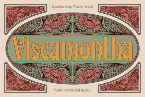 Viscamontha Font - Beautiful