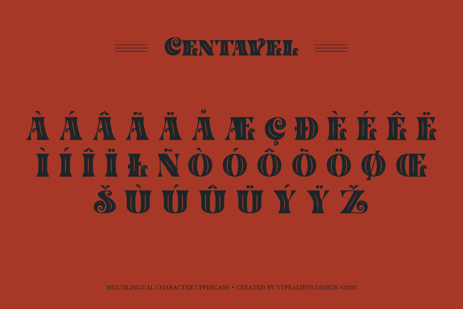 Centavel Font Centavel Font