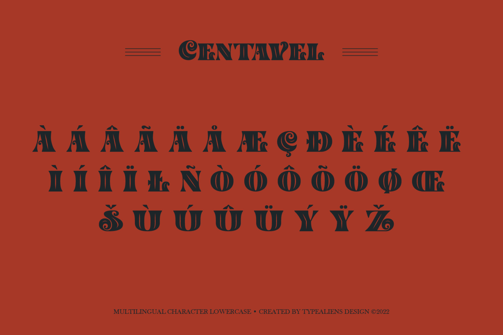 Centavel Font Centavel Font