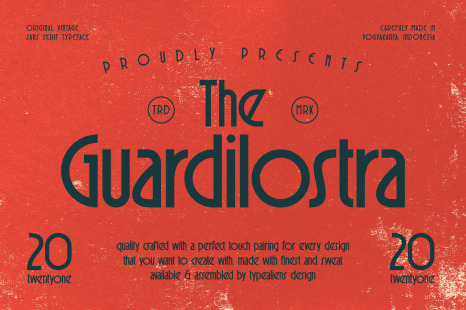 Guardilostra Font - Sans serif fonts