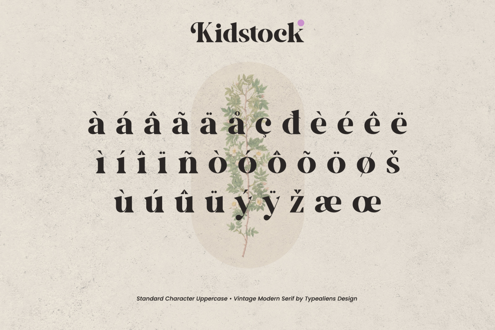 Kidstock Font Kidstock Font