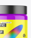Glossy Cosmetic Jar Mockup Glossy Cosmetic Jar Mockup
