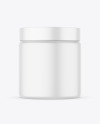 Matte Cosmetic Jar Mockup