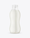 Clear Plastic Milk Bottle Mockup