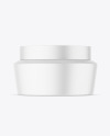 Matte Cosmetic Jar Mockup