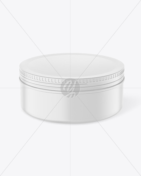 Matte Cosmetic Jar Mockup