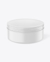 Matte Cosmetic Jar Mockup