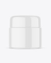 Glossy Cosmetic Jar Mockup Glossy Cosmetic Jar Mockup
