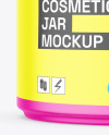 Matte Cosmetic Jar Mockup