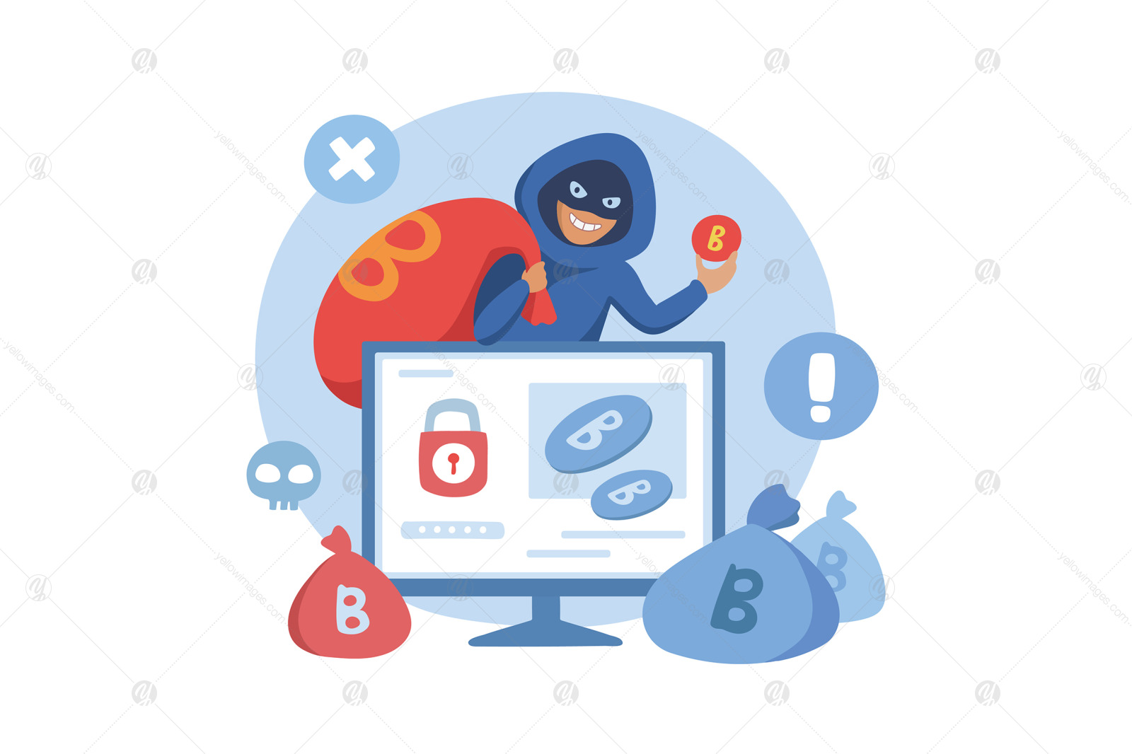 M404_Cyber Attack Illustration Pack M404_Cyber Attack Illustration Pack