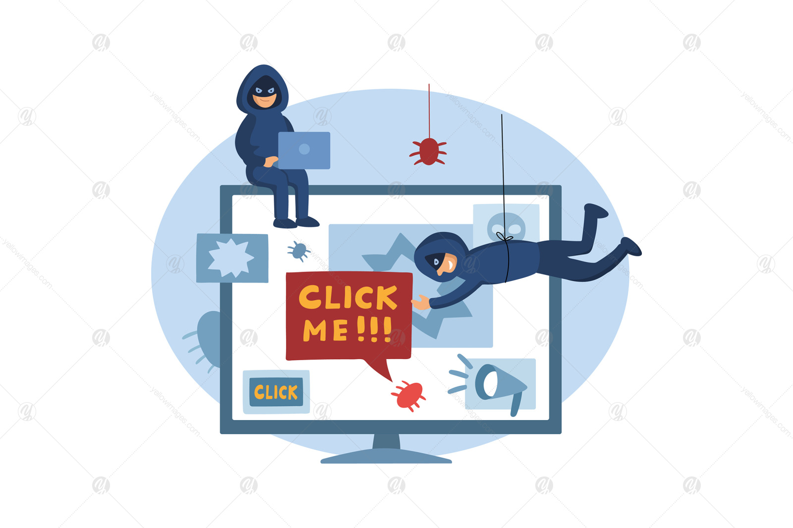 M404_Cyber Attack Illustration Pack M404_Cyber Attack Illustration Pack