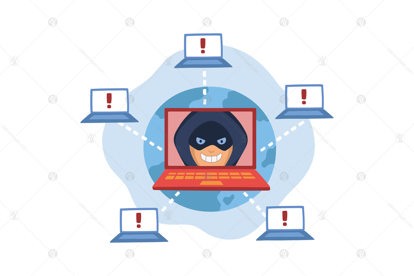 M404_Cyber Attack Illustration Pack M404_Cyber Attack Illustration Pack