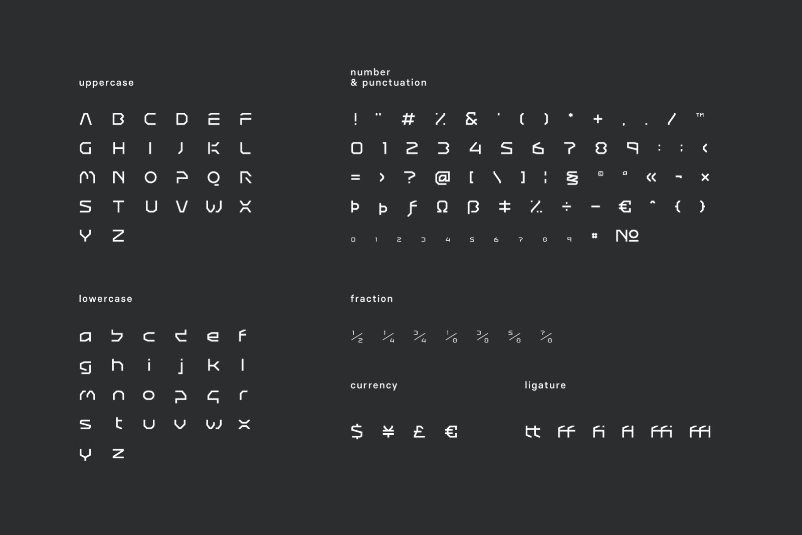 Krag Futuristic Tech Font