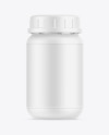 Matte Plastic Pharmacy Bottle Mockup