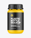 Matte Plastic Pharmacy Bottle Mockup