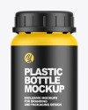 Matte Plastic Pharmacy Bottle Mockup
