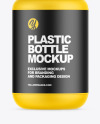 Matte Plastic Pharmacy Bottle Mockup