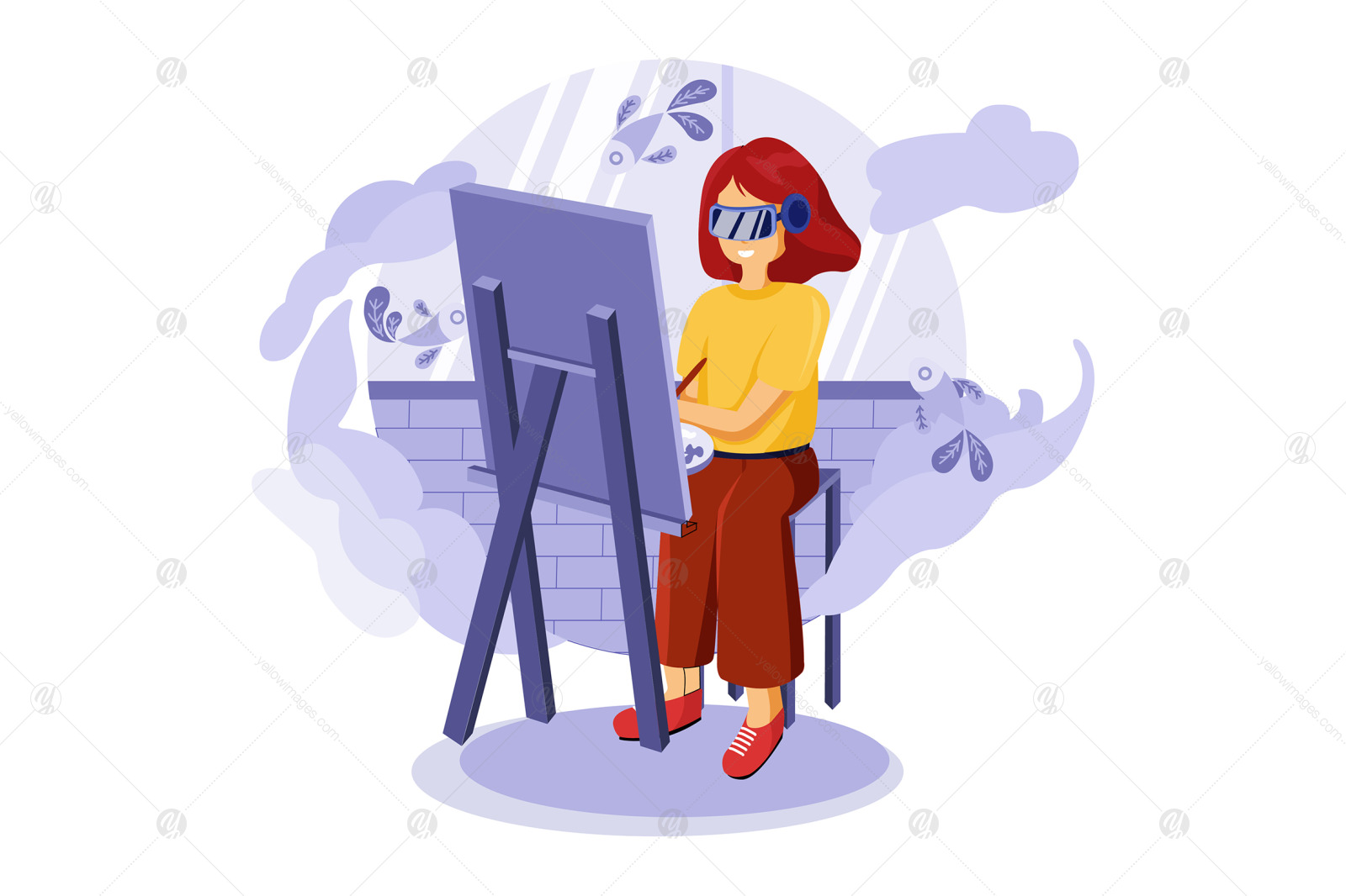 M421_Virtual Reality Illustration Pack M421_Virtual Reality Illustration Pack