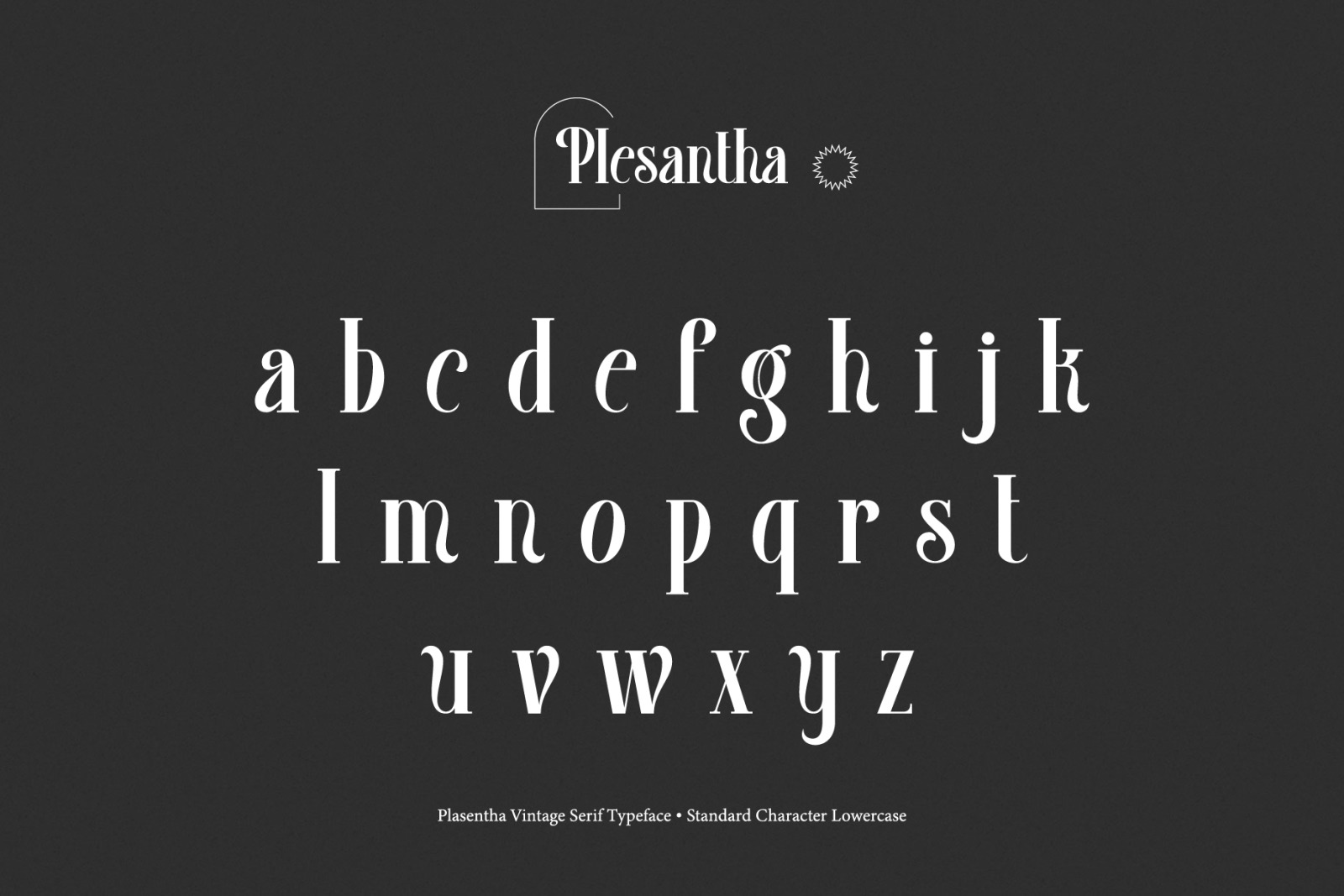 Plesantha Font