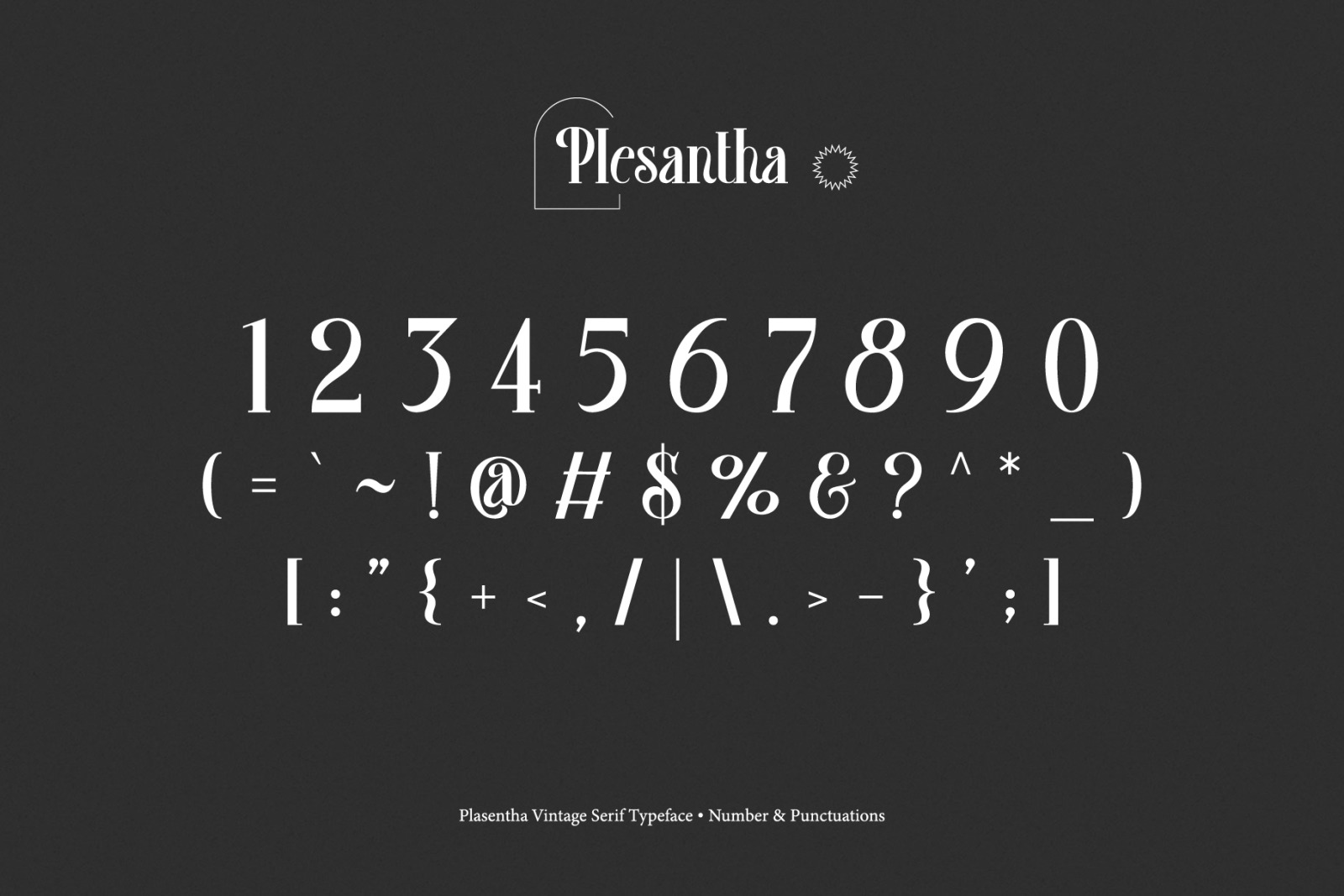 Plesantha Font