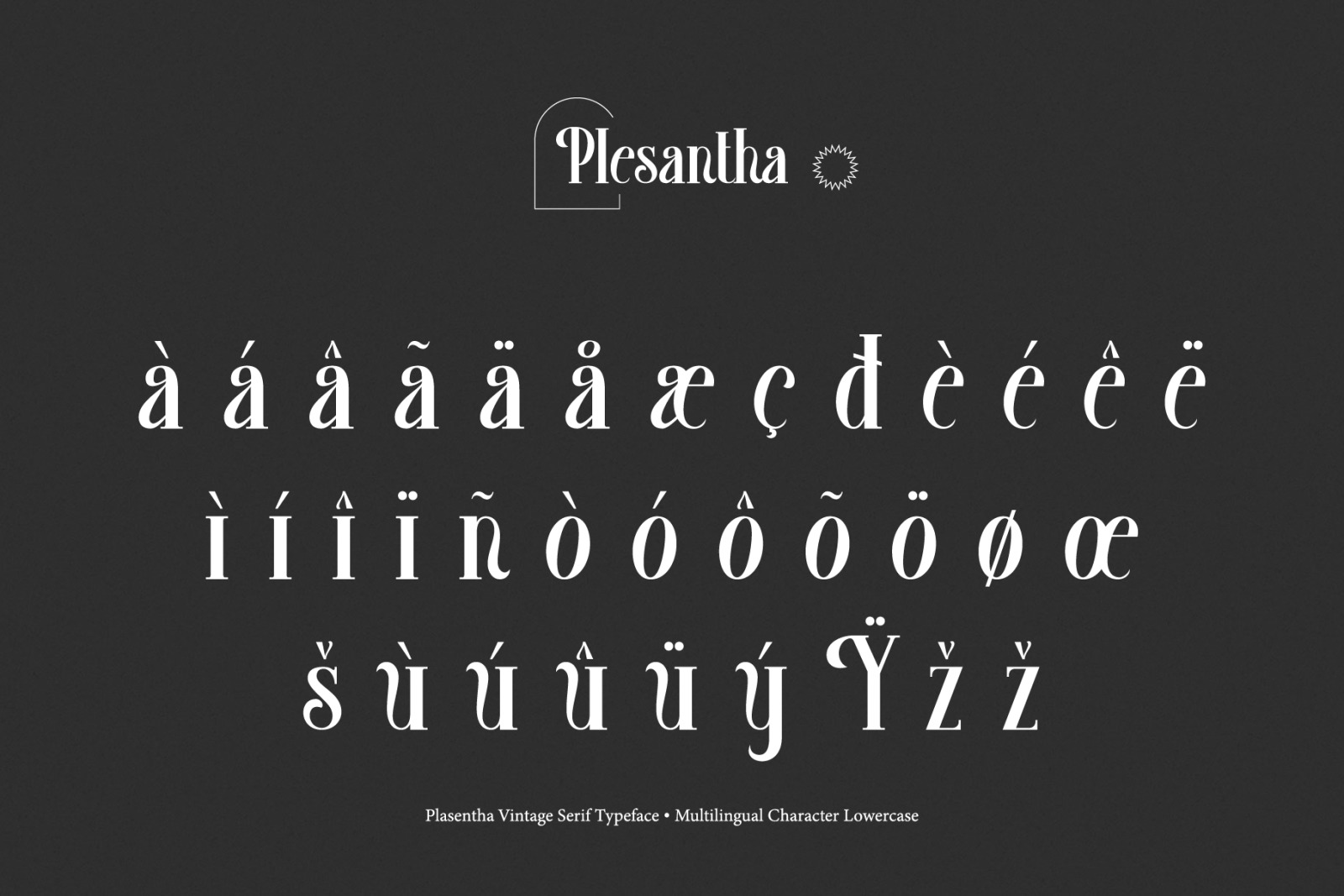 Plesantha Font