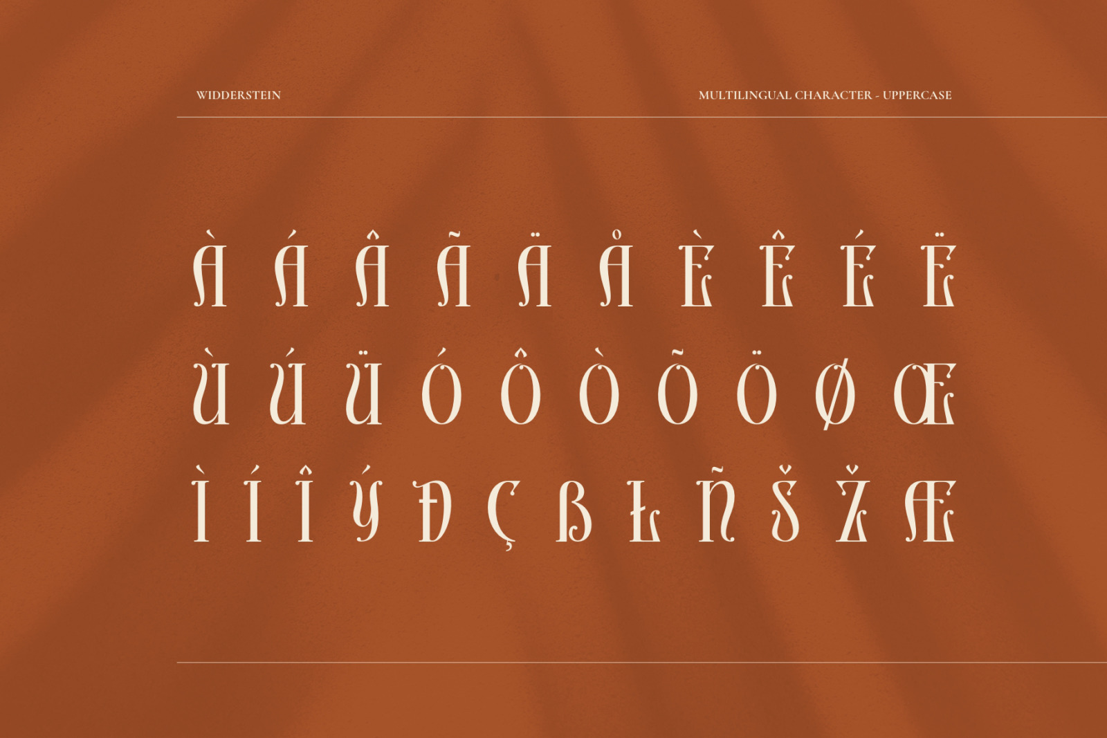 Widderstein Font