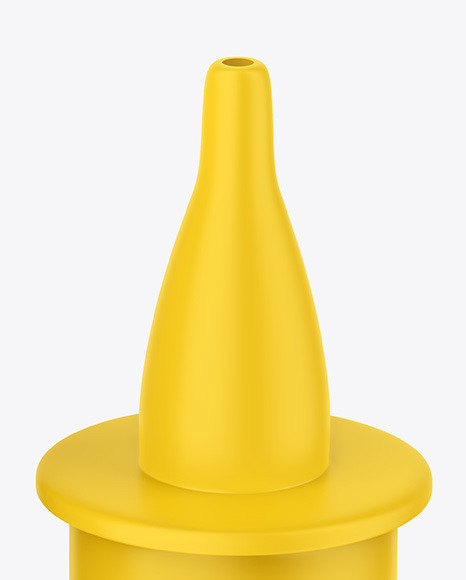 Opened Matte Nasal Spray Bottle Mockup